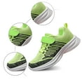 thumbnail image 6 of Girls Shoes - Girls Sneakers Breathable Footwear Lightweight Mesh Comfortable for Walking Running Casual Sports Design Outdoor Shoes for Kids Activities - Girls Sneakers,Color:02 Green,Size:32, 6 of 9