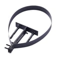 thumbnail image 3 of Siruishop Chimney Pipe Bracket Accessory Stove Pipe Hanger Adjustable Flue Liner Clamp Black, 3 of 8