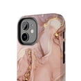 thumbnail image 4 of Pink and Gold Marble Tough Phone Cases, 4 of 5