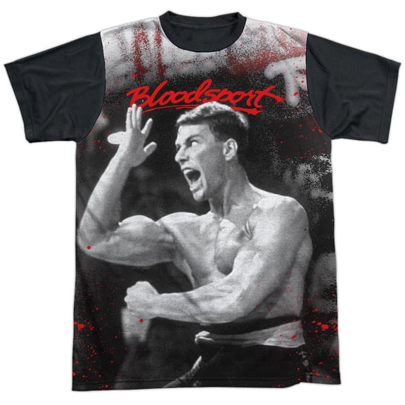 Bloodsport - Intense - Short Sleeve Black Back Shirt - XXX-Large