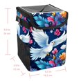 thumbnail image 5 of Peace Dove Foldable Car Trash Can with Lid, Leak-Proof Mini Trash Can, Hanging Storage Bag - Car Trash Bin for Clean and Organized Rides, 5 of 6
