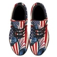 thumbnail image 2 of Patriotic Horse American flag Sneakers 4th Of July Shoes Lightweight Comfortable Running Shoes for Men Women Black Size 13, 2 of 7