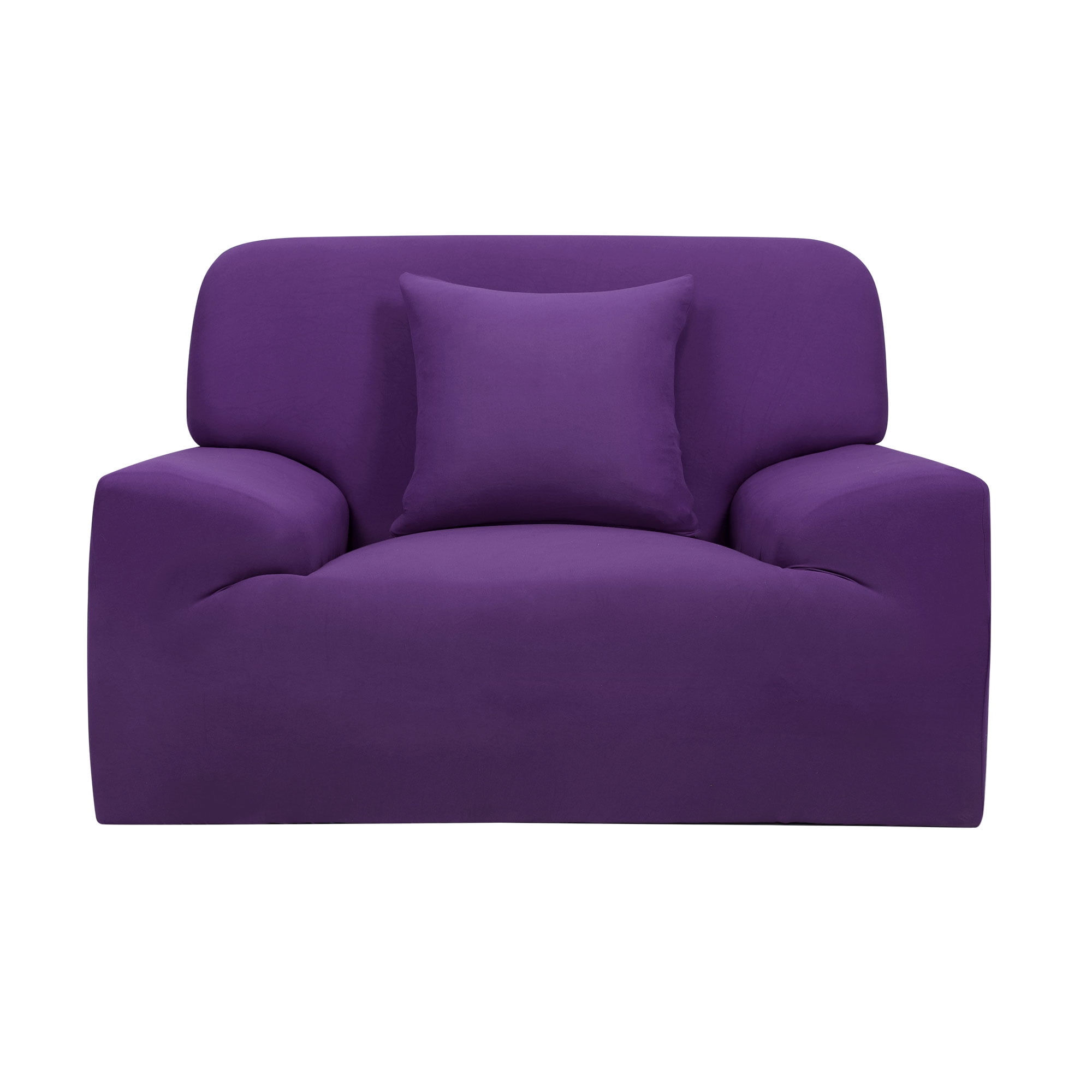 Stretch 1/2/3 Seats Chair Loveseat Couch Cover Sofa Slipcovers Purple