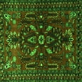 thumbnail image 1 of Ahgly Company Indoor Square Persian Green Traditional Area Rugs, 6' Square, 1 of 1