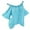 Blue, variant on Women Plus Size Summer Hollow Out T-Shirt Lace Splicing Crewneck Short Sleeve Strapless Loose Tunic Tops Blouses Tees Shirts Pink XL, US Size:10