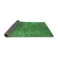 thumbnail image 2 of Ahgly Company Indoor Square Oriental Emerald Green Industrial Area Rugs, 7' Square, 2 of 4
