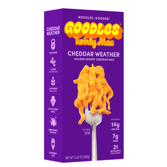 Goodles Twirly Mac & Cheese Cheddar Weather 5.25oz