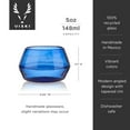thumbnail image 4 of Viski Tequila Copita Glass, Mexican Glassware, Wedding Gifts, 5oz, Cobalt, 4 of 8