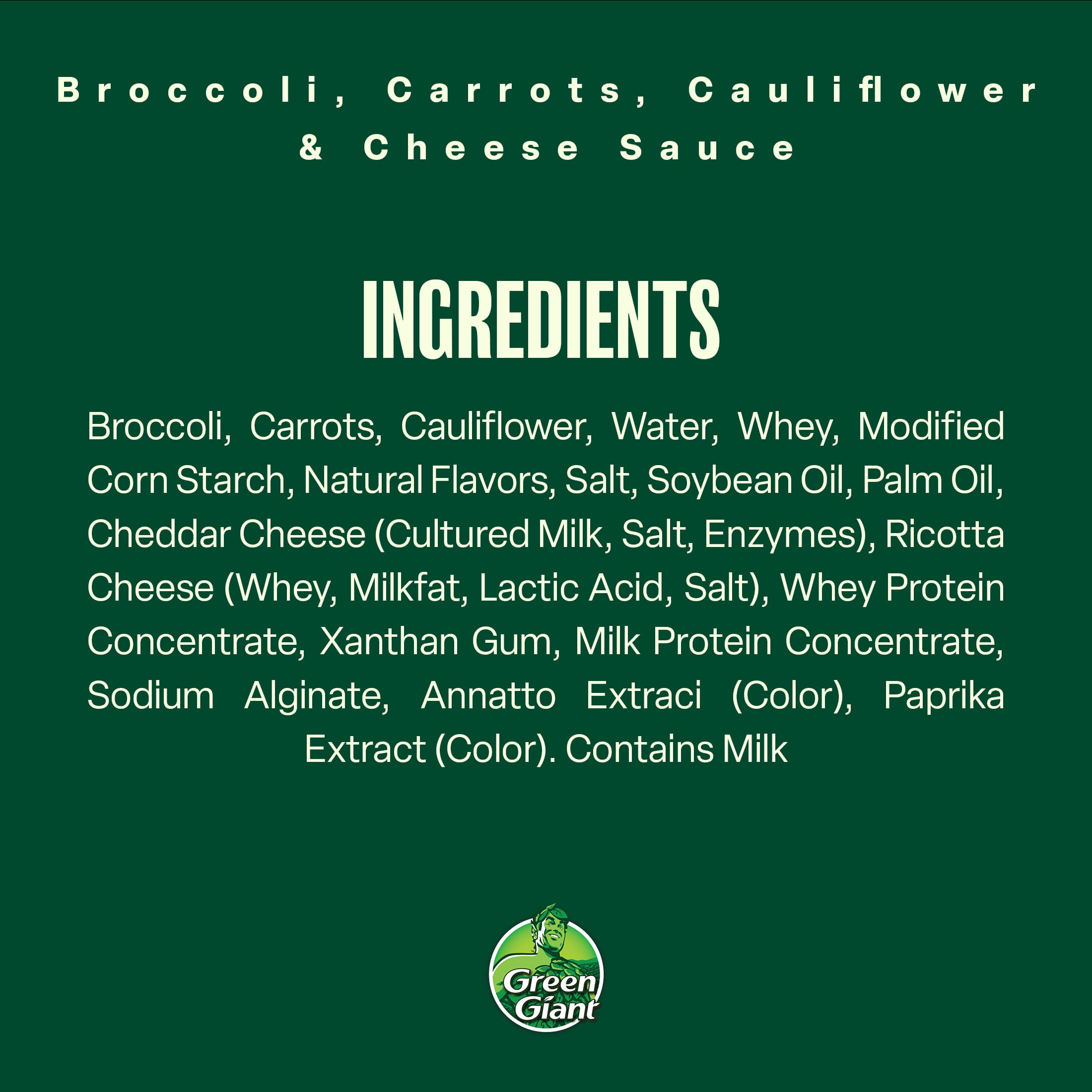 Green Giant Simply Steam Broccoli, Carrots, Cauliflower & Cheese Sauce, 10 oz Bag (Frozen Vegetables)