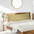 thumbnail image 2 of PiccoCasa Microfiber Body Pillow Case Cover, 2 Packs Yellow Pillowcases, Body(20"x60"), 2 of 7