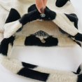 thumbnail image 3 of Bolso 5 uds Retro mujer felpa leopardo amor bolso de hombro (corazón negro), 3 of 7