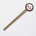 thumbnail image 2 of Love Book Accessories: Lace Bookmark in Antique Bronze - a Gift for Readers and Book Lovers, 2 of 5