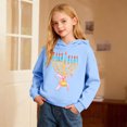 thumbnail image 2 of Tisuna Crewneck Sweatshirt For Girls Boys Child Cartoon Print Long Sleeve Pullover Tops Breathable Leisure Kids Fall Outfits Light Blue Size 5-6 Years, 2 of 4