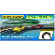 Scalextric C8510 Track Extension Pack - 2x Racing Curves Borders- Barriers Standard Packaging