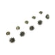 thumbnail image 3 of 30 Conjuntos de Tachas de Flores de Aleación Remaches para Bricolaje Bolsas Decoración 8 Mm, 3 of 9