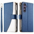 thumbnail image 2 of Funda cartera GANGXUN para Samsung Galaxy S25 , cuero PU con tarjetero, cremallera, correa de mano, soporte y protección 784°, 2 of 6