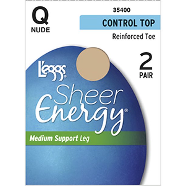 L'eggs Hanes L'eggs Women's Medium Support Control Top Pantyhose, 2