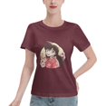 thumbnail image 1 of Women's Basic Short Sleeve T-Shirt Detective Conan Moriland, 1 of 6