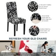 thumbnail image 3 of Chair Covers, Dining Room Chair Covers Stretch Chair Covers for Dining Room Set of 4,Dining Chair Covers for Kitchen,Hotel,Dining Room, Ceremony, 3 of 6