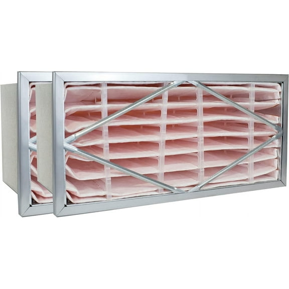Filterbuy 20x24x12 MERV 11 Header, Rigid Cell Filters HVAC Replacement (2-Pack)