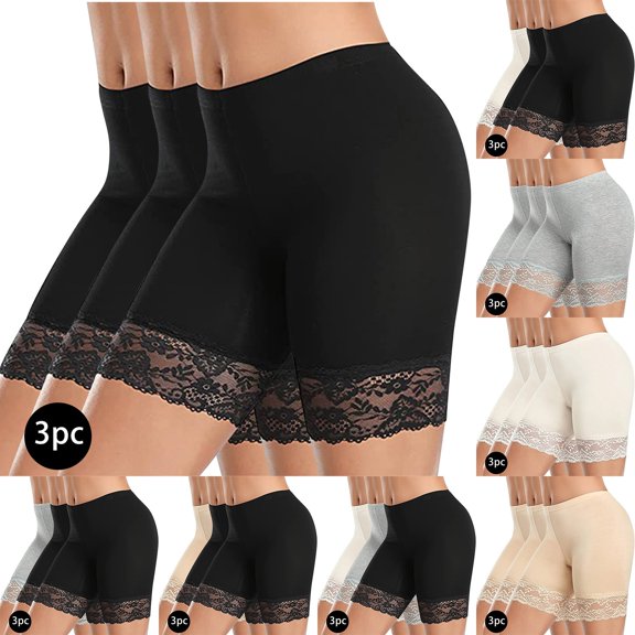 Kmdttou Clearance Under 10$!Women's Solid Color Patchwork Briefs Panties Underwear Knickers Bikini Underpants (Available in Plus Size)