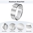 thumbnail image 4 of Uxcell 1-Pack Aluminum Flashing, 3.3ft x 0.8" x 0.004" Aluminum Flashing Roll, Roofing Aluminum Metal Strip Sheet Roll, 4 of 7