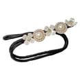 thumbnail image 1 of Moule à Chignon Rouleau Facile Fausse Perle Accessoire Rétro pour Cheveux Gaine Chignon pour Cheveux Fins, 1 of 10