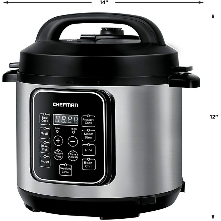 Chefman 6-Quart Slow Cooker, Electric Countertop Cooking, Stovetop &  Oven-Safe Removable Insert for Browning & Sautéing, Family-Size Soups &  Stews