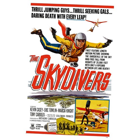 Skydivers The Movie Poster 11inx17in Mini Poster 11x17 poster