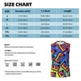 thumbnail image 5 of Lsque Vintage Audio Cassettes Print Men's Cotton Blend Sleeveless Muscle Shirts (S-3XL)- Moisture Wicking, Odor Protection, UPF 30+,Large, 5 of 8