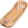 thumbnail image 1 of Mini Bowling Set Desktop Bowling Game-Mini Arcade Board Game Wooden Board Game-Decompression Toys, 1 of 5