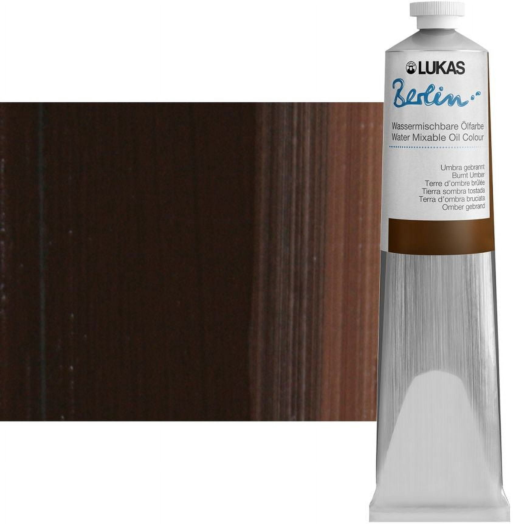 Lukas Berlin Artist Water Mixable Oil Paint Colors, Solvent Free,