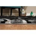 thumbnail image 2 of Designer Home Suave Area Rug 2100-20570 Records Black Geometric Swirls 7' 10" x 10' 6" Rectangle, 2 of 3