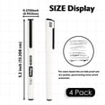thumbnail image 3 of BAZIC Fiero Black Fiber Tip Fineliner Pens, Extra-Fine, 4 Count, 3 of 7