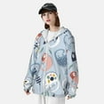 thumbnail image 3 of Fuzoiu Cute Chameleons On Blue Print Unisex Sun Protection Hoodie,UPF 50+ Light Jacket,Full Zip Sun Protection Hoodie,Long Sleeve Sun Shirts,for Outdoor Activities-XX-Large, 3 of 7