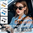 thumbnail image 4 of Unisex Smart Audio Glasses with Built-in Mic & Speaker, Magnetic 3-Color Sunglass Lenses, for Outdoor Music, Calls & Eye Protection, Ideal Holiday Gifts, 4 of 10