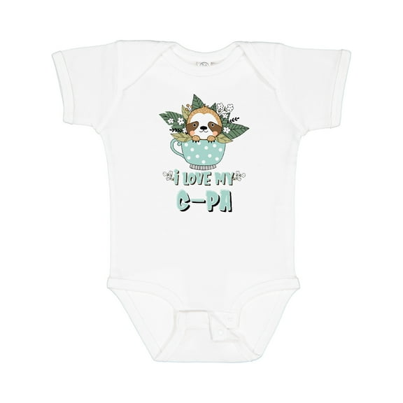 Inktastic Teacup Raccoon I Love My G-Pa Boys or Girls Baby Bodysuit
