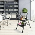 thumbnail image 5 of netuera 2 Step Ladder, with Anti-Slip Rubber Feet and Wide Plastic Pedal，Portable Step Stools for Household, Kitchen, Office 330LBS, 5 of 5