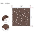 thumbnail image 3 of Kosynda 44Pcs Stone Style Patio Deck Tiles, 12 x 12in, Waterproof Interlocking Floor Tiles for Porch, Poolside, Balcony, Backyard, Red Brown, 3 of 7