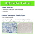 thumbnail image 2 of Silica Gel Packs 100 Packets 2 Gram Desiccant Moisture Absorber Oil Resistant for Food Storage Safes, 2 of 3