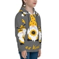 thumbnail image 3 of Kll Unisex Kids Boys Girls Hooded Pocket Pullover Hoodies-Bee Kind, 3 of 9
