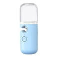 thumbnail image 2 of Opvise Mini Travel Steamer Cordless USB Charging 30ml Water Tank Rapid Heating 1 Hour Handheld Garment Steamer Blue, 2 of 8