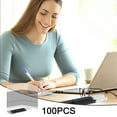 thumbnail image 2 of asddcavvf 100 Ink Pen Replaceable Ballpoint Pen 0.7mm Smooth Writing Pen for Retractable Pens School 500ml Nib Pen Refillable Pens and Pencils Clip Click Inc Pens Fine Point, 2 of 8