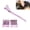Purple Pink, variant on Rupoun 12Pcs Professional Salon Duckbill Hair Clips for Thick Hair Styling Sectioning Barrettes, Blue (3.74 in / 9.5 cm)