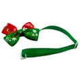 thumbnail image 2 of Christmas Small Pet Collar Tie Adjustable Necktie Handmade Party Accessory Decoration Xmas Gift, 2 of 7