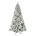 thumbnail image 2 of REKHH 8ft Pre-Lit PVC Flocked Artificial Christmas Tree, Fireproof Automatic Xmas Tree with Lights, for Family Holiday Celebration, 2 of 9