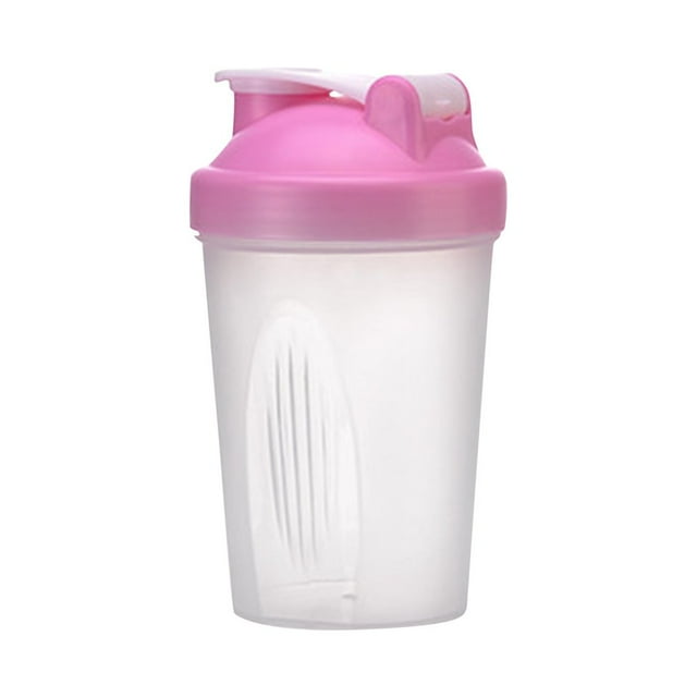 600ml Shaker Bottle Sports Whey Protein Mixing Bottle With Stirring Ball Bot Cup
