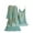 Mint Green, variant on Women's Satin Robe Set with Cami Nightgown Silk Kimono Pajamas Set 2 Piece Floral Sleepwear