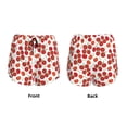 thumbnail image 3 of Salouo Tomato Print Women's 2 in 1 Running Shorts Double-Layer Shorts Athletic Workout Gym Yoga Shorts Running Shorts for Women-Large, 3 of 7