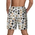 thumbnail image 4 of Daiia Cute Cats Mens Swim Trunks Swim Shorts Quick Dry Swim Shorts with Mesh Lining Pockets-X-Large, 4 of 9